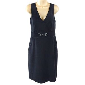 White House Black Market Black Sleeveless Dress